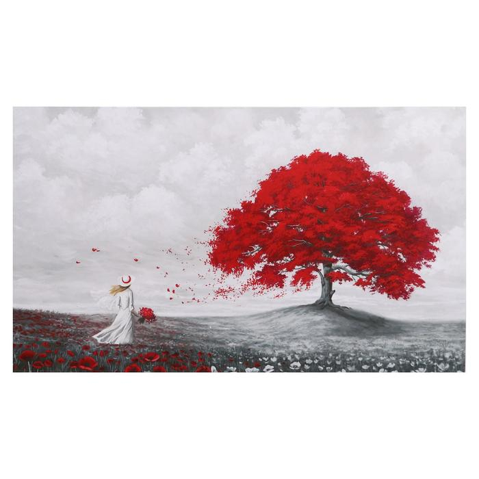 Картина на холсте Картина на холсте "Незнакомка" 60х100 см