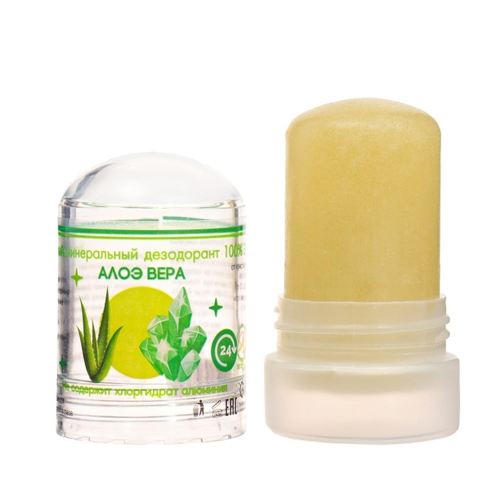 Минеральный дезодорант «Алоэ Вера», 60 г Минеральный дезодорант «Алоэ Вера», 60 г