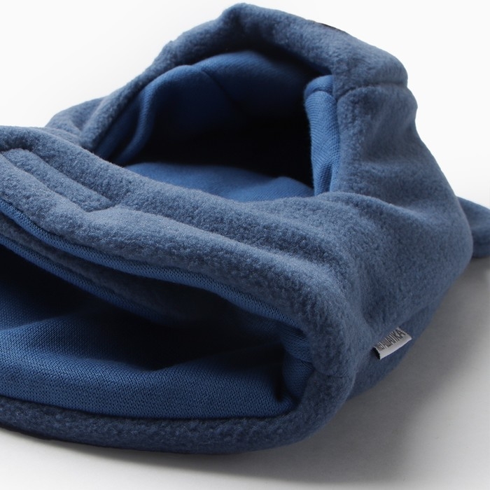 Шапка-шлем детский, цвет джинс, размер 42-44 Шапка-шлем детский, цвет джинс, размер 42-44