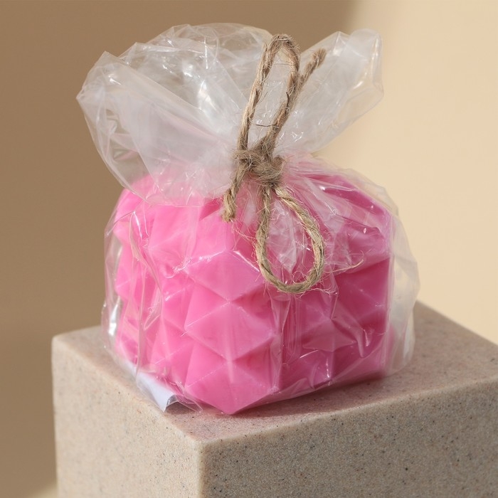 Свеча фигурная «Геометрия», розовая Свеча фигурная «Геометрия», розовая