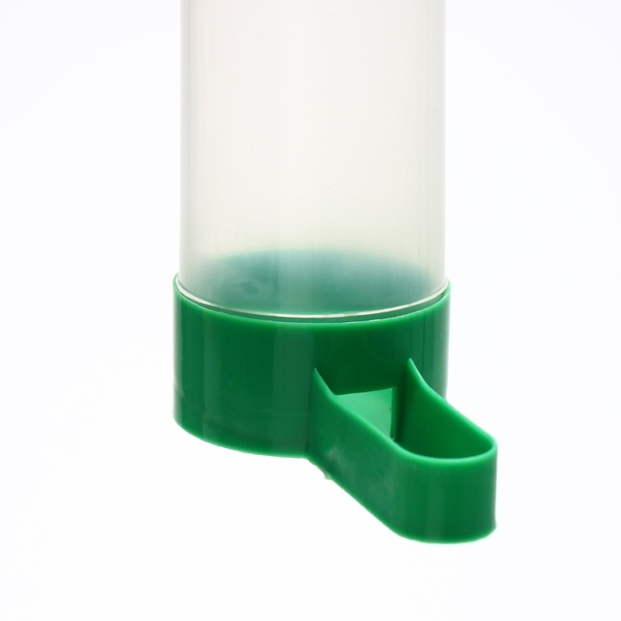 Поилка/кормушка для птиц 4 х 12 см, 140 мл, зелёная Поилка/кормушка для птиц 4 х 12 см, 140 мл, зелёная