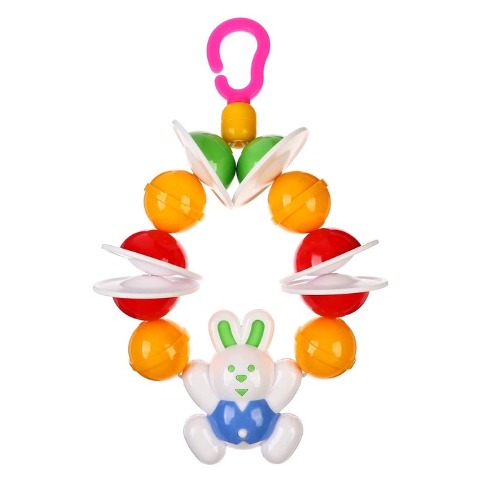 Подвеска - погремушка «Солнечный зайчик» на кроватку, коляску, цвет МИКС, Аэлита Подвеска - погремушка «Солнечный зайчик» на кроватку, коляску, цвет МИКС, Аэлита
