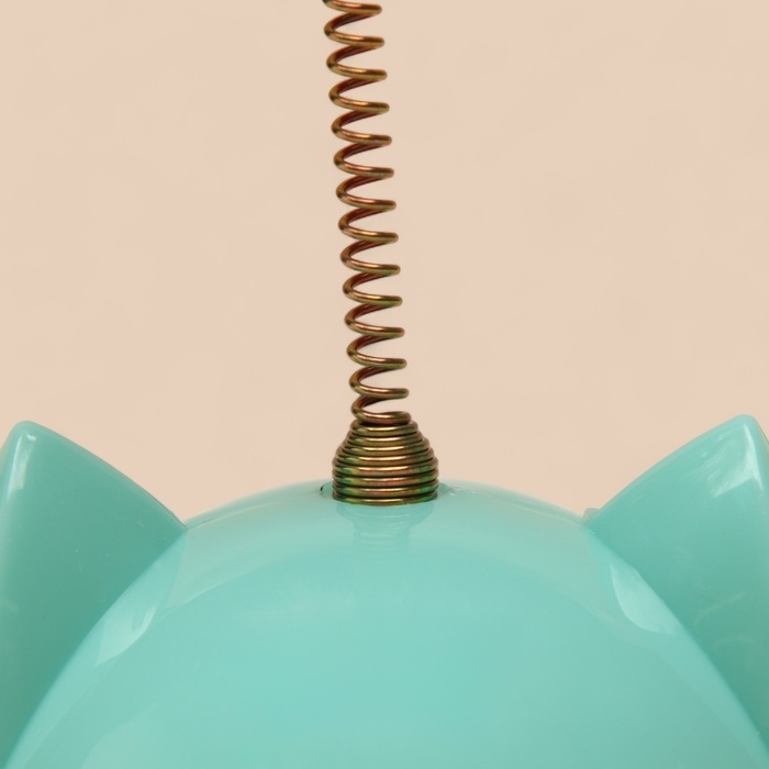 Игрушка-неваляшка  Игрушка-неваляшка "Перьевой взрыв" для кошек, 20 см, голубая