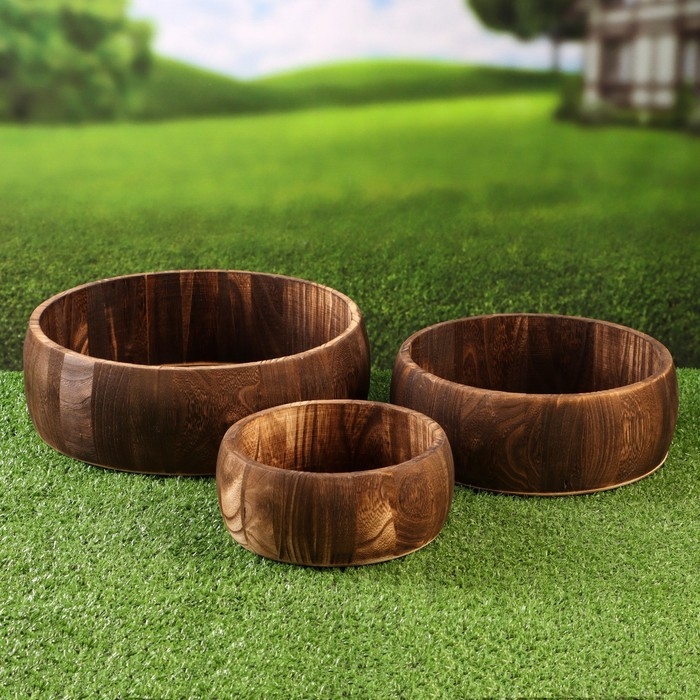 Набор кашпо  Набор кашпо "Селин" 28х10/23х7/18х7см