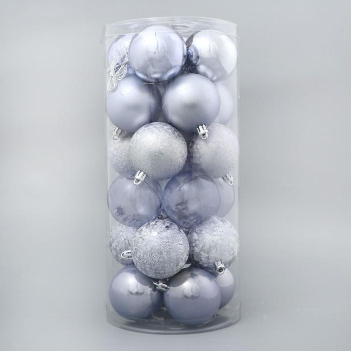 Набор шаров пластик d-6 см, 24 шт Набор шаров пластик d-6 см, 24 шт "Воздушный перелив"