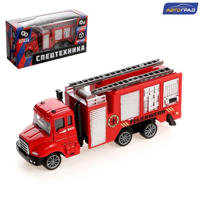 Машина металлическая «Пожарная служба», инерция, с элементами из пластика, МИКС Машина металлическая «Пожарная служба», инерция, с элементами из пластика, МИКС
