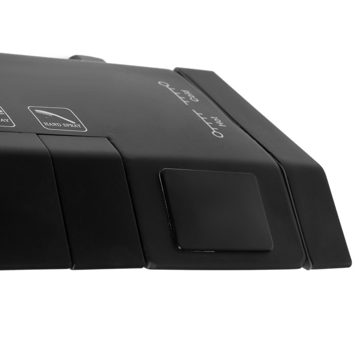 Душевая система ZEIN Z3897, верхняя и ручкая лейка, ПВХ шланг, экран температуры, черная Душевая система ZEIN Z3897, верхняя и ручкая лейка, ПВХ шланг, экран температуры, черная