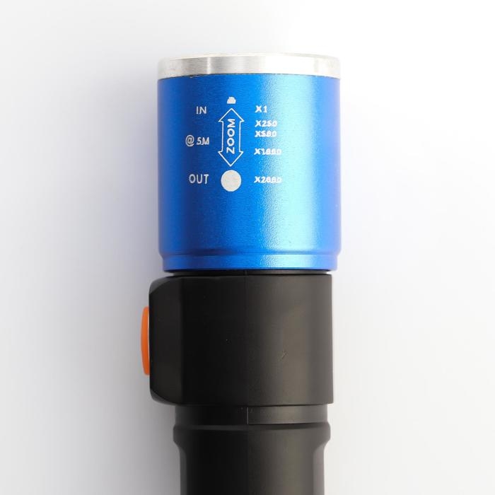 Фонарь ручной аккумуляторный 3 Вт, 800 мАч, XPE, zoom, 3 режима, 10.3 х 2.5 см Фонарь ручной аккумуляторный 3 Вт, 800 мАч, XPE, zoom, 3 режима, 10.3 х 2.5 см