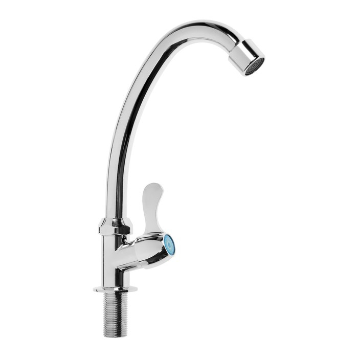 Моносмеситель Accoona A4786-1, с гайкой, силумин, хром Моносмеситель Accoona A4786-1, с гайкой, силумин, хром