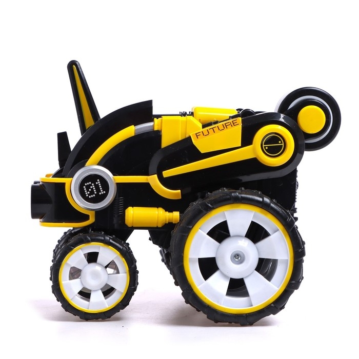 Машина-перевёртыш радиоуправляемая FUTURE, работает от аккумулятора, цвет жёлтый Машина-перевёртыш радиоуправляемая FUTURE, работает от аккумулятора, цвет жёлтый