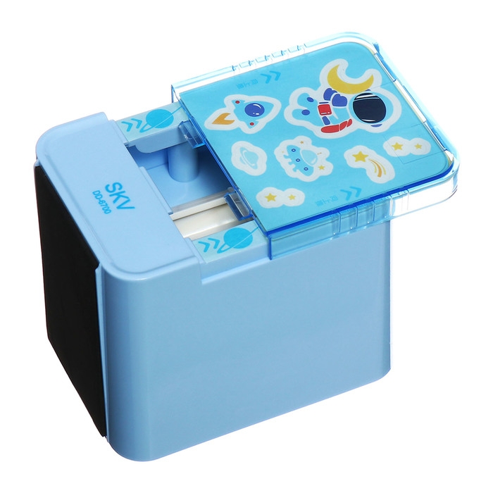 Точилка электрическая (батарейки в комплект не входят). работает от 2-х AA батареек Синий Точилка электрическая (батарейки в комплект не входят). работает от 2-х AA батареек Синий