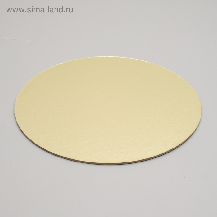 Подложка усиленная, золото - голубой, 26 см, 3,2 мм Подложка усиленная, золото - голубой, 26 см, 3,2 мм