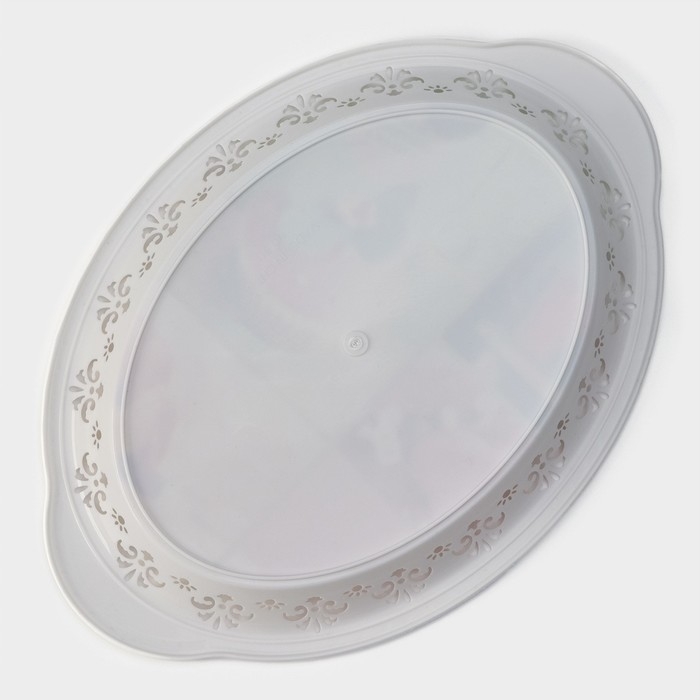 Поднос пластиковый «Вензель», 30,5×21,5 см, рисунок МИКС Поднос пластиковый «Вензель», 30,5×21,5 см, рисунок МИКС