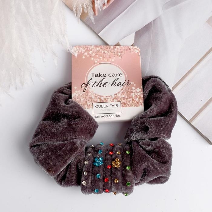 Резинка для волос Резинка для волос "Орбита" пряжка цветочки, микс