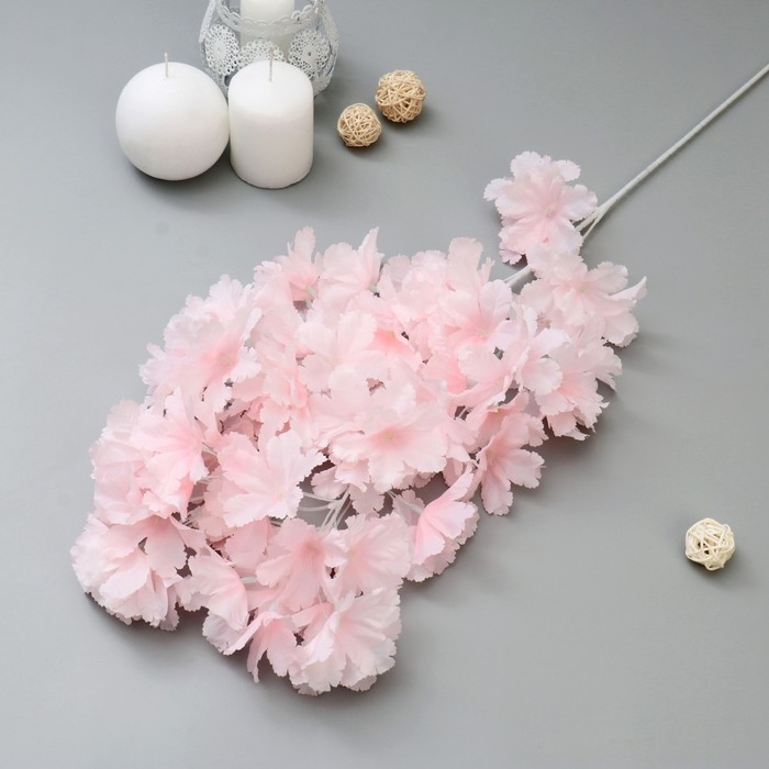 Цветы искусственные  Цветы искусственные "Фиалка Мария" 85 см d цветка 6,5 см, розовый