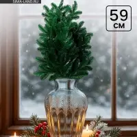 Ветка декоративная новогодняя, 59 см