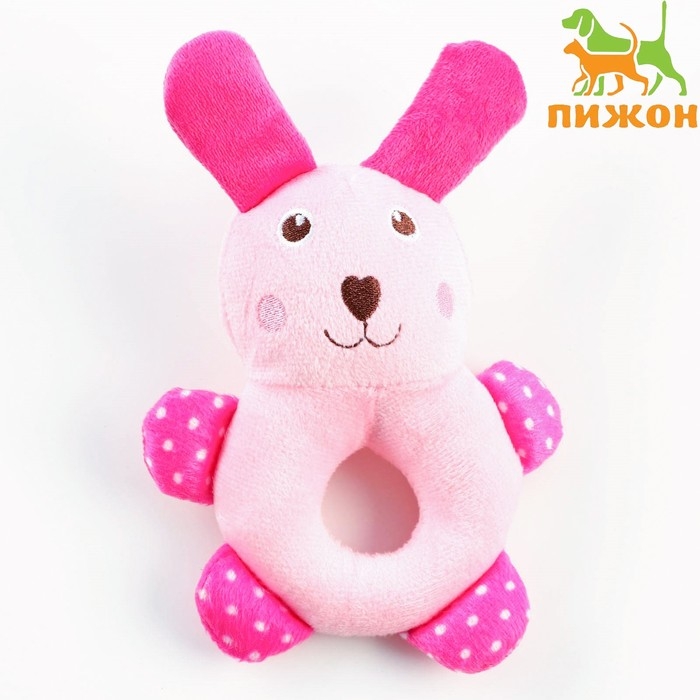 Игрушка пищащая для собак Игрушка пищащая для собак "Кролик", 17 см