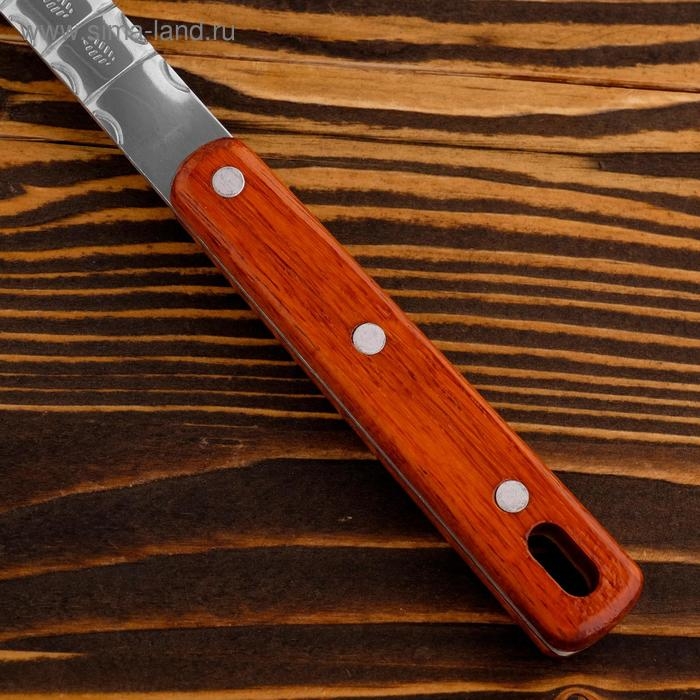 Поварешка для казана узбекская 42см, диаметр 10см с деревянной ручкой Поварешка для казана узбекская 42см, диаметр 10см с деревянной ручкой