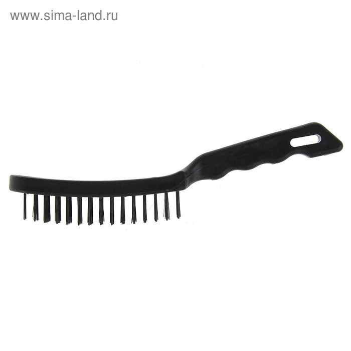 Щетка металлическая ручная ЛОМ, пластиковая рукоятка, 5-рядная Щетка металлическая ручная ЛОМ, пластиковая рукоятка, 5-рядная