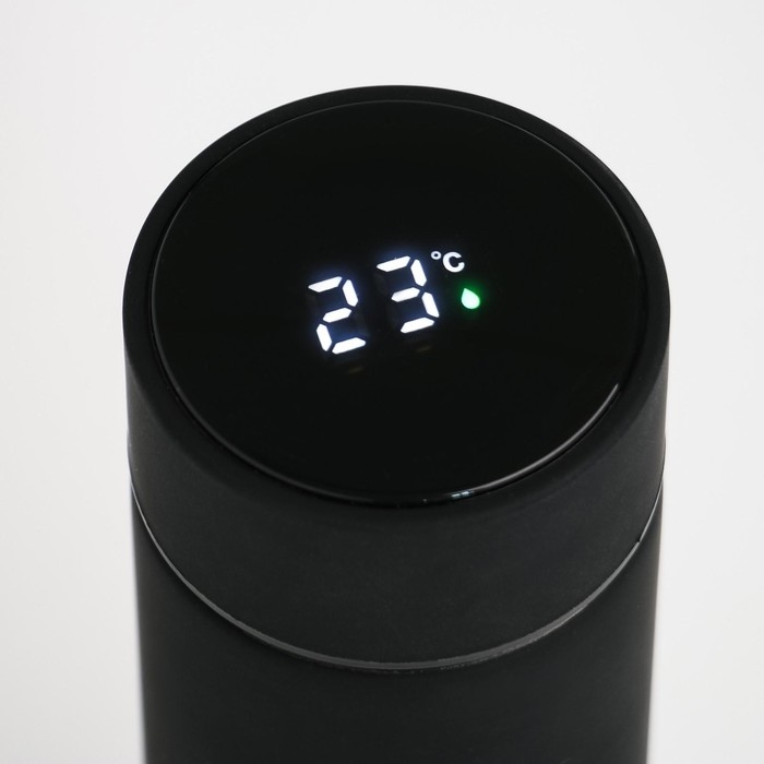 Термос, 500 мл, Basic  Термос, 500 мл, Basic "Мастер К", с ситечком, с датчиком температуры, сохраняет тепло 10 ч