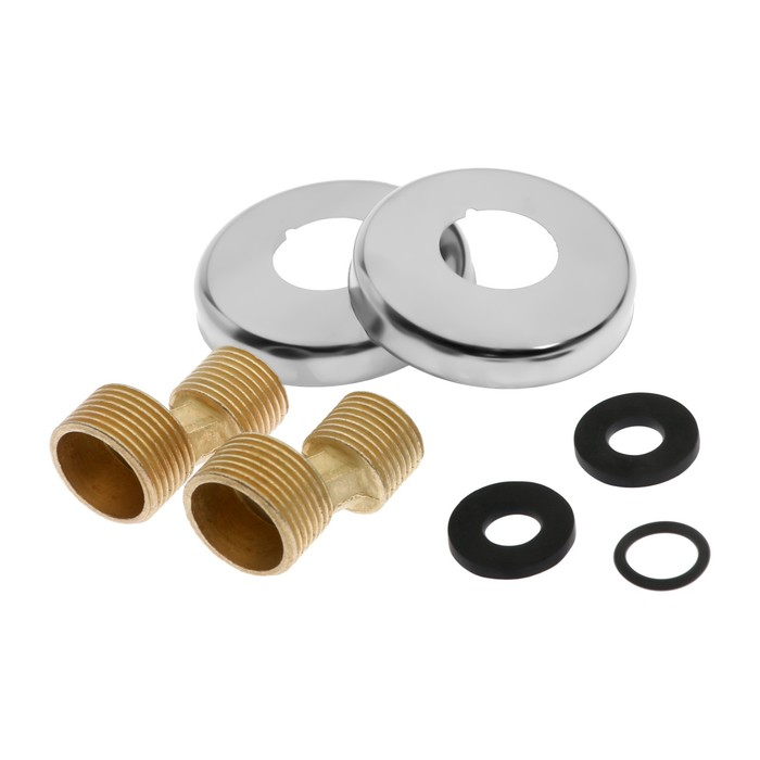 Смеситель для ванны Смеситель для ванны "ОЛИМП" OC7601eco, двухвентильный, длина излива 30 см, хром