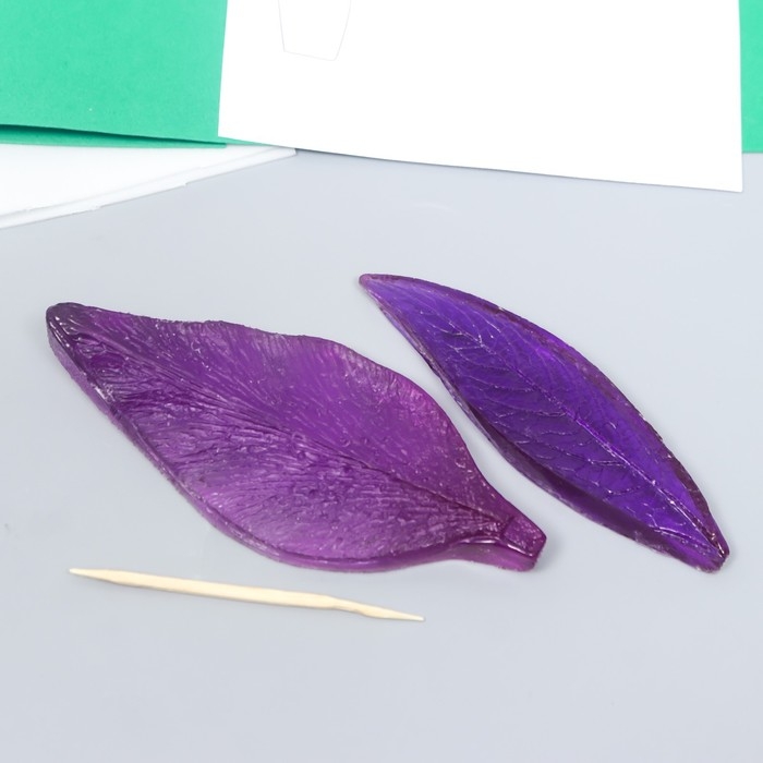 Набор для создания цветов из фоамирана "Лилия" (белый/зелен)