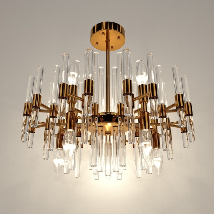 Люстра 1171/10 Е14 40Вт золото 60х60х40 см BayerLux