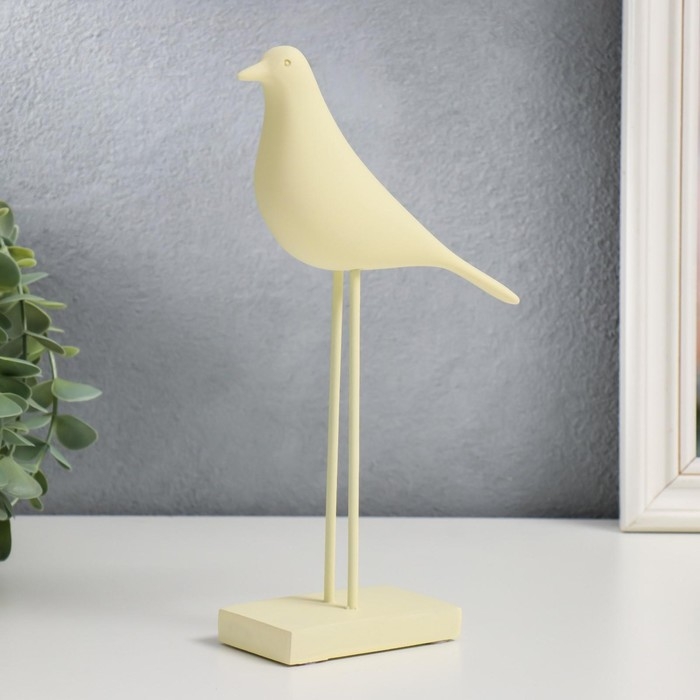 Сувенир полистоун Сувенир полистоун "Птица - длинные лапки" белая 23х17 см