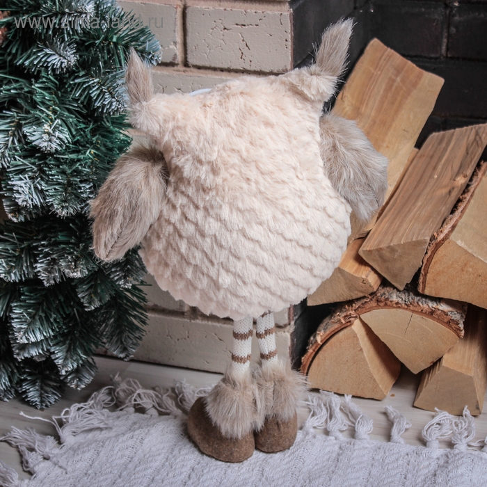 Кукла интерьерная Кукла интерьерная "Сова с полосатыми ножками" 37 см