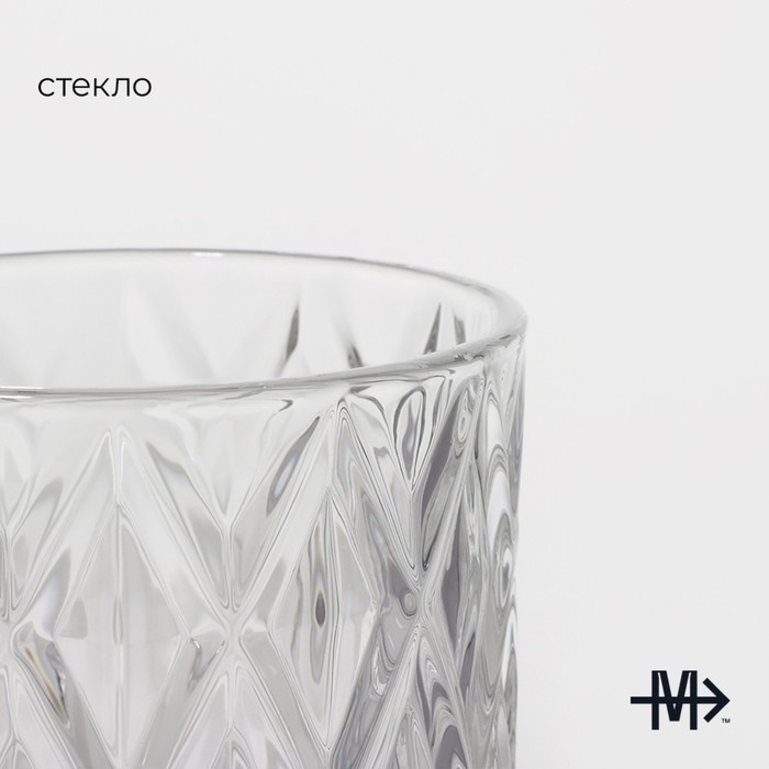 Набор стаканов Magistro «Богема. Ромбы», 310 мл, 8,3×7,7×9 см, 6 шт Набор стаканов Magistro «Богема. Ромбы», 310 мл, 8,3×7,7×9 см, 6 шт