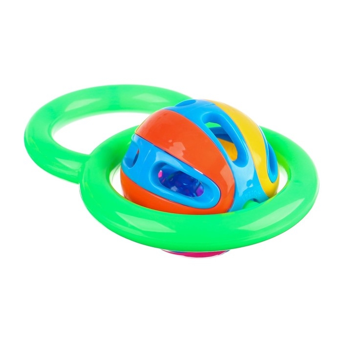 Погремушка «Яркий шар», цвет МИКС, Крошка Я Погремушка «Яркий шар», цвет МИКС, Крошка Я