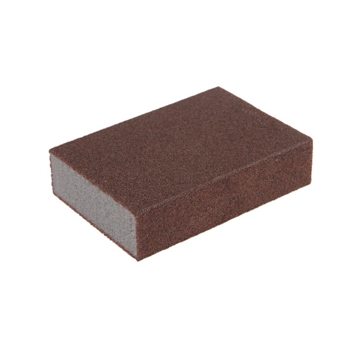 Губка абразивная шлифовальная ТУНДРА, мягкая, 100 х 70 х 25 мм, P80 Губка абразивная шлифовальная ТУНДРА, мягкая, 100 х 70 х 25 мм, P80