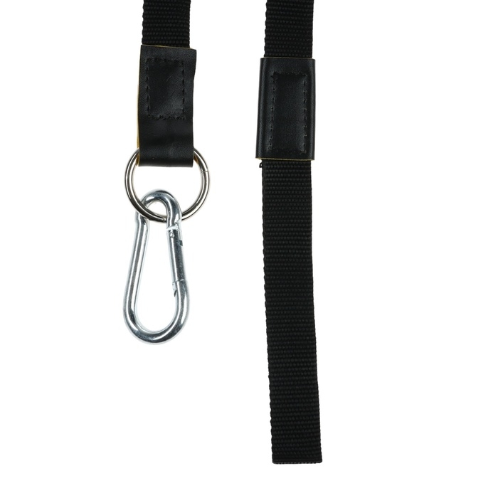 Чомбур 2,5 м, карабин, черный Чомбур 2,5 м, карабин, черный