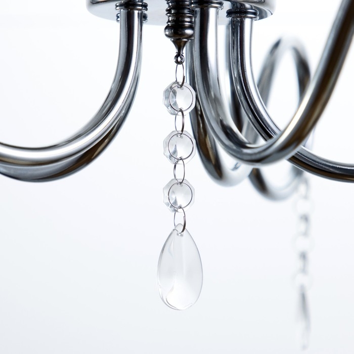 Люстра Люстра "Муза" 5хЕ27 40т хром 58х58х40 см BayerLux