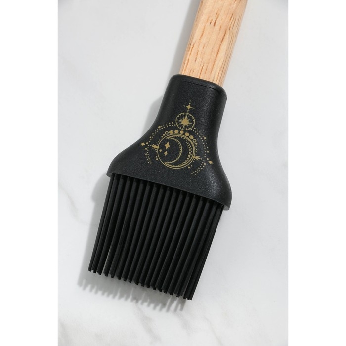 Кисть силиконовая кулинарная «Космос на кухне», 9.5 × 27 см Кисть силиконовая кулинарная «Космос на кухне», 9.5 × 27 см