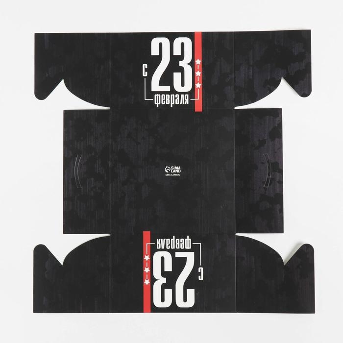 Коробка для капкейков, кондитерская упаковка с PVC крышкой, 4 ячейки «23 февраля», 16 х 16 х 10 см Коробка для капкейков, кондитерская упаковка с PVC крышкой, 4 ячейки «23 февраля», 16 х 16 х 10 см