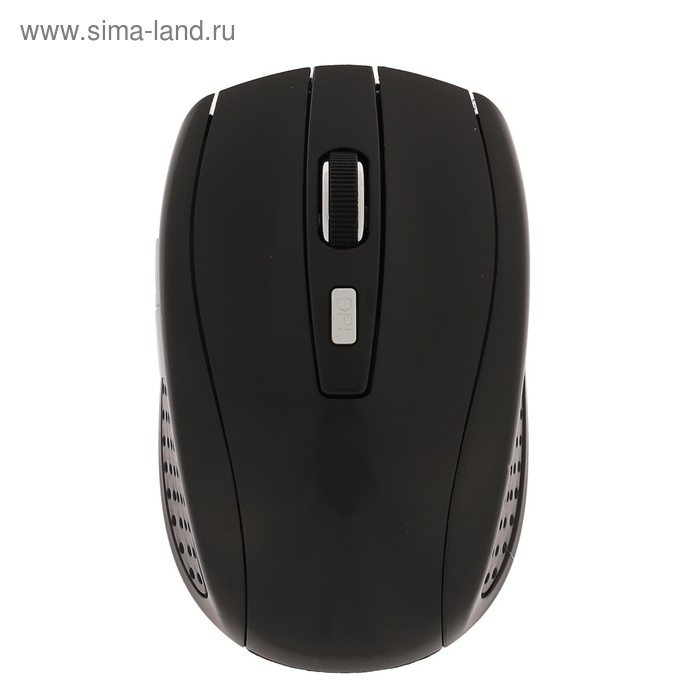 Мышь Luazon MB-1.1, беспроводная, оптическая, 3200 dpi, от 2 батареек, USB, чёрная Мышь Luazon MB-1.1, беспроводная, оптическая, 3200 dpi, от 2 батареек, USB, чёрная