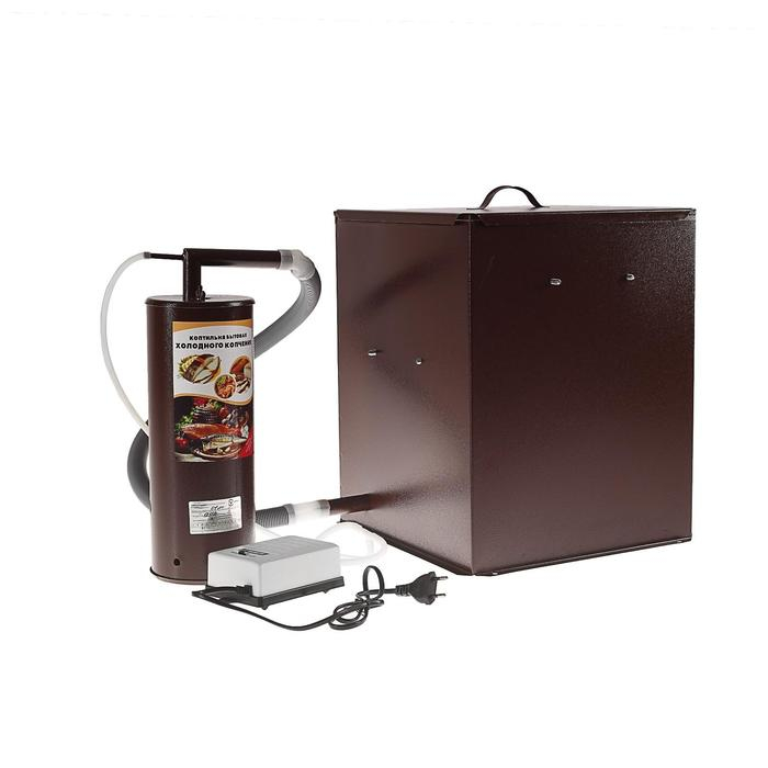 Коптильня холодного копчения Коптильня холодного копчения "Дым Дымыч" 01М, дымогенератор, 32 л, коричневая
