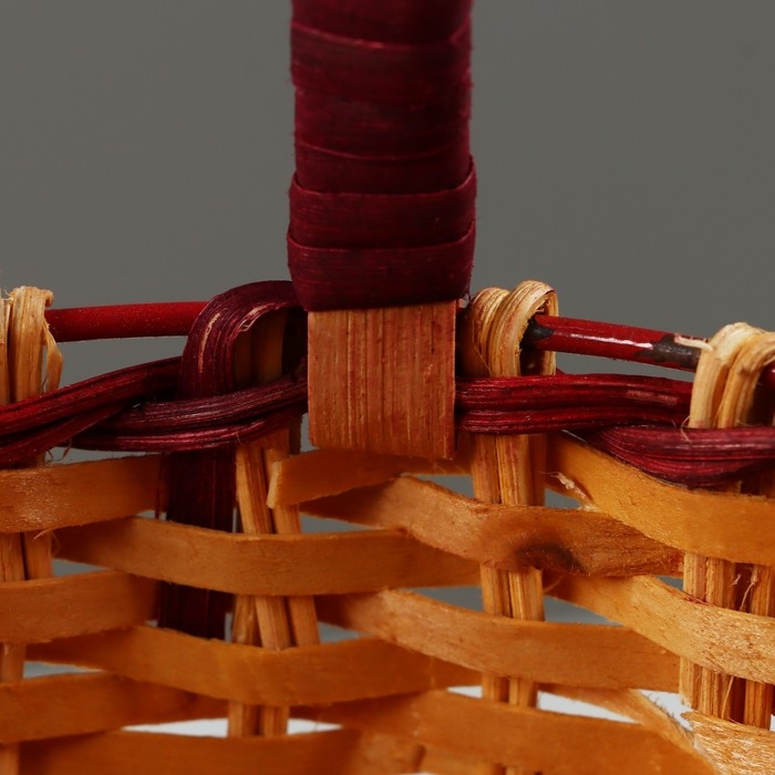 Корзина плетеная, 21 x 15 x 15/28 см, секвойя Корзина плетеная, 21 x 15 x 15/28 см, секвойя