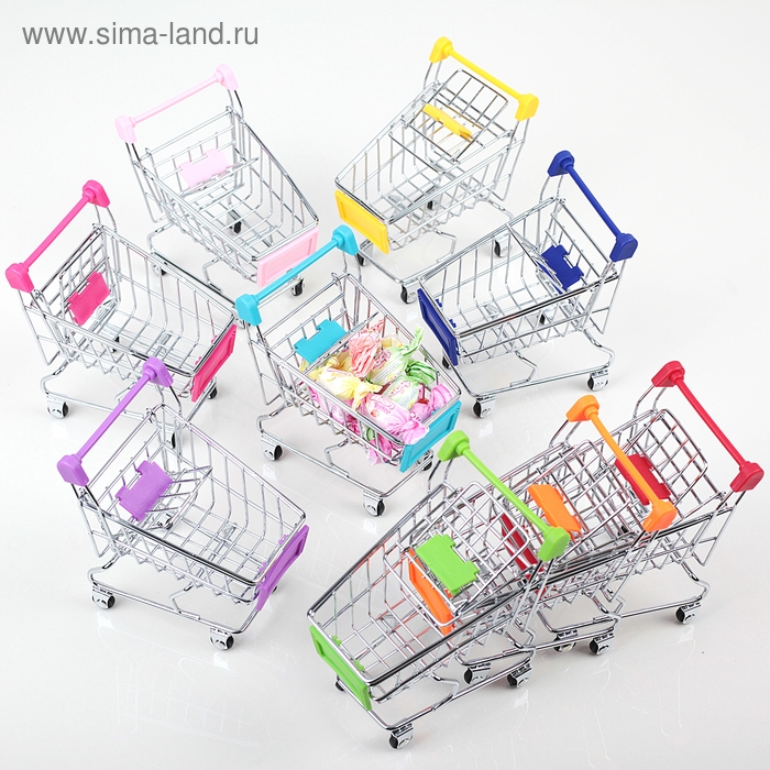 Корзина для мелочей Доляна, 12,5×8×11 см, цвет МИКС Корзина для мелочей Доляна, 12,5×8×11 см, цвет МИКС