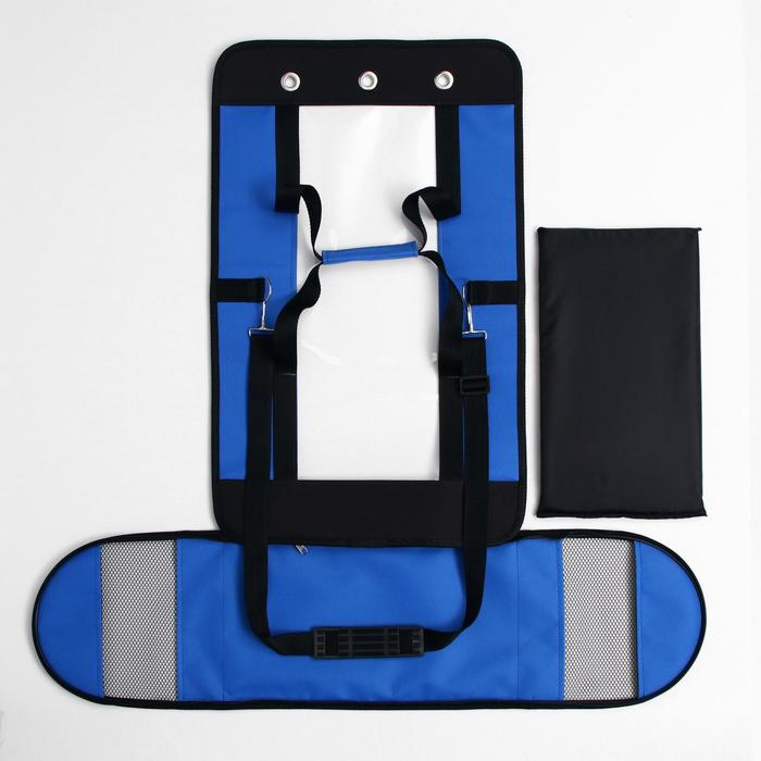 Сумка - переноска для животных  Сумка - переноска для животных "Панорамная", с окном, 40 х 25 х 27 см, синяя