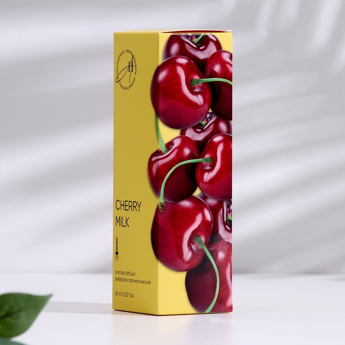 Диффузор ароматический, Диффузор ароматический, "Сherry milk", вишневое молоко, 60 мл
