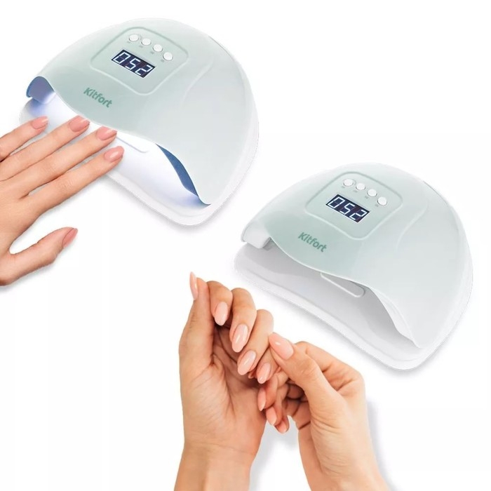 Лампа для гель-лака Kitfort КТ-3145, UV+LED, 36 диодов, 10/30/60/99 c, голубая Лампа для гель-лака Kitfort КТ-3145, UV+LED, 36 диодов, 10/30/60/99 c, голубая