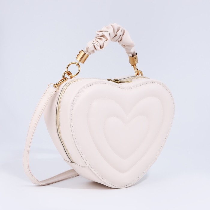 Сумка кросс-боди на молнии, цвет белый Сумка кросс-боди на молнии, цвет белый