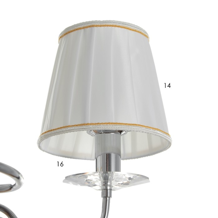 Люстра Люстра "Авиталь" 5xЕ14 40Вт хром 58х58х80 см BayerLux