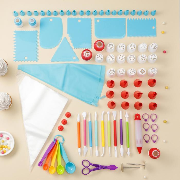 Набор кондитерский, 85 предметов, цвет МИКС Набор кондитерский, 85 предметов, цвет МИКС