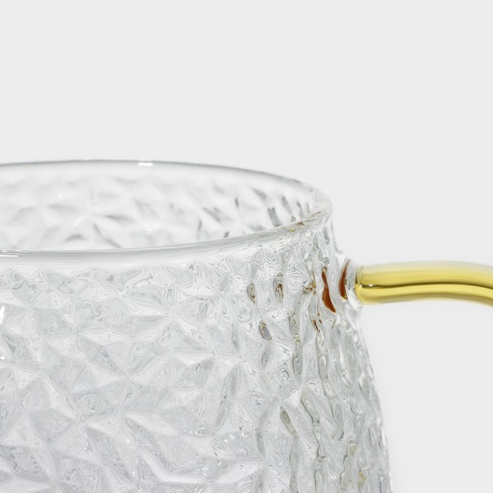 Набор стеклянных кружек Magistro «Сара», 2 шт, 400 мл, 12×9×8 см Набор стеклянных кружек Magistro «Сара», 2 шт, 400 мл, 12×9×8 см