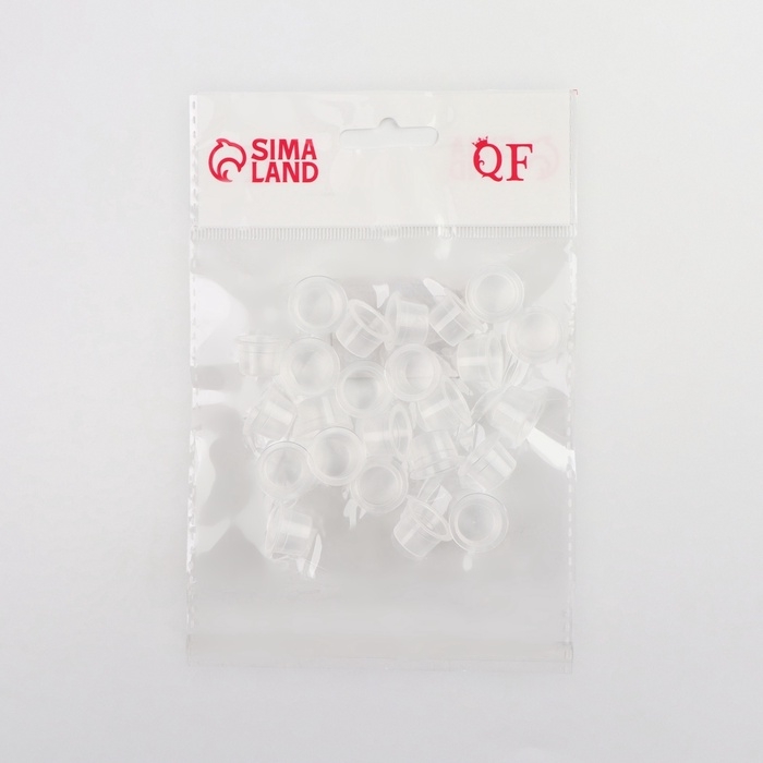 Колпачки для краски, d = 14 мм, набор - 25 шт, цвет прозрачный Колпачки для краски, d = 14 мм, набор - 25 шт, цвет прозрачный