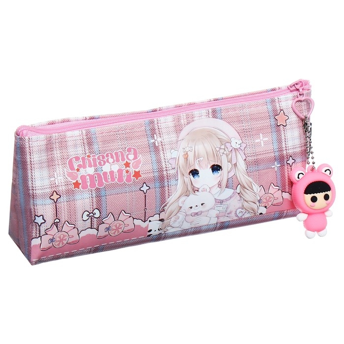 Пенал школьный на молнии Пенал школьный на молнии "Аниме", микс