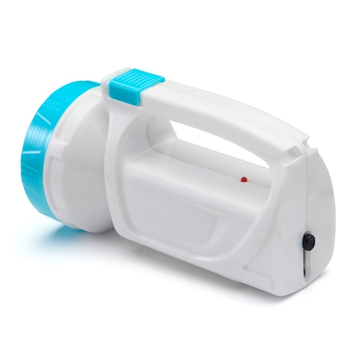 Фонарь ручной аккумуляторный  Фонарь ручной аккумуляторный "Мастер К.", MHA-W3D2 (3 В),800 мАч, 1 Вт+3 Вт,100 лм, голубой